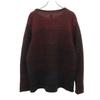 Wizzard Made in Japan Wollmischung Langarm Strick 1 Bordeauxroter Pullover Herren Gebraucht