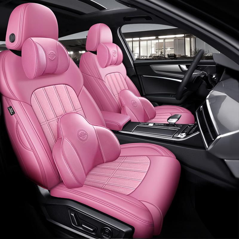 Universal Suede Car Seat Cover: Full Coverage, Ventilated, All-Season Cushion