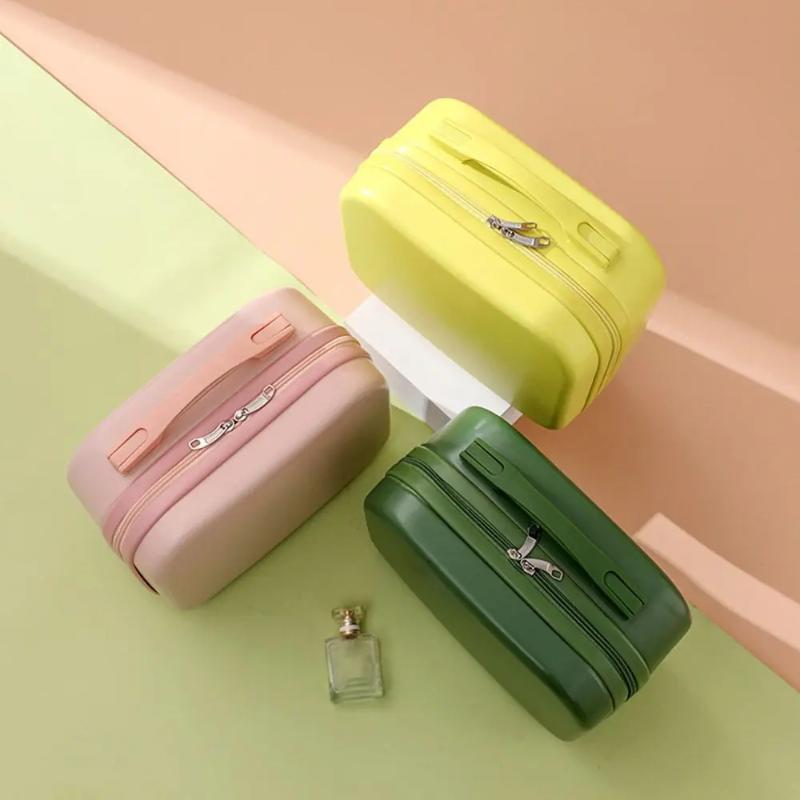 Elegante Maleta Mini de Viaje de 14 Pulgadas para Mujeres con Compartimento para Maquillaje para Viajes