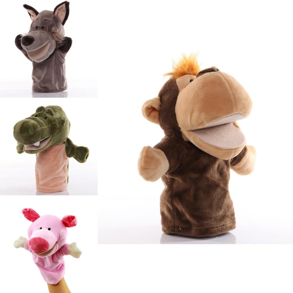 Soft And Cuddly Animal Hand Puppet Doll Perfect For Role-playing And Storytelling 25cm Height