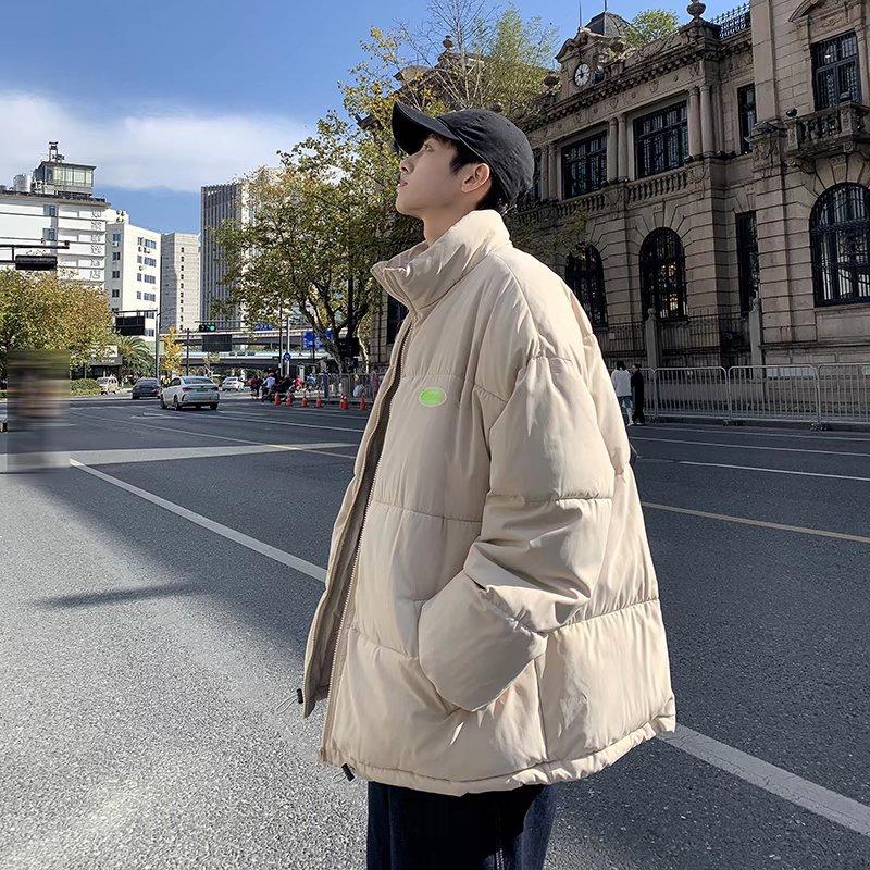 Paar Baumwollgepolsterte Jacke Locker Dicke Brotkleidung im Herbst und Winter Koreanische Version Joker Baumwollgepolsterter Herrenmantel
