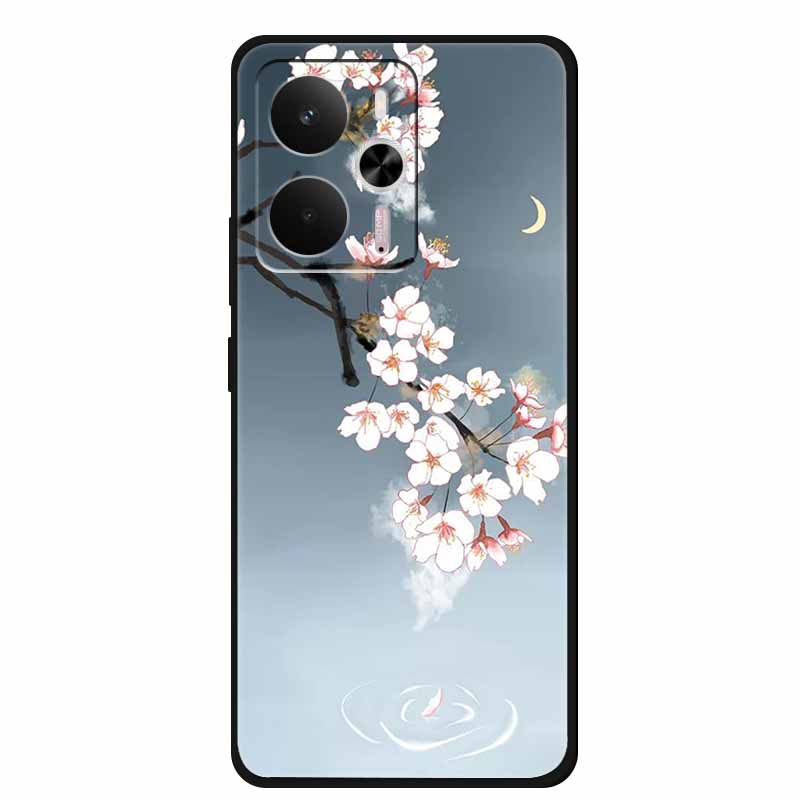 For Realme 14 Case Soft TPU Black Silicone Cover for Realme 14 5G Global RMX5070Soft Case Shockproof Cover RMX5070 Oppo Realme14