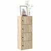 VidaXL Bookcase Sonoma Oak 40x24x102 Cm Engineered Wood, Bookshelf, Storage Rack, Book Support, 860375