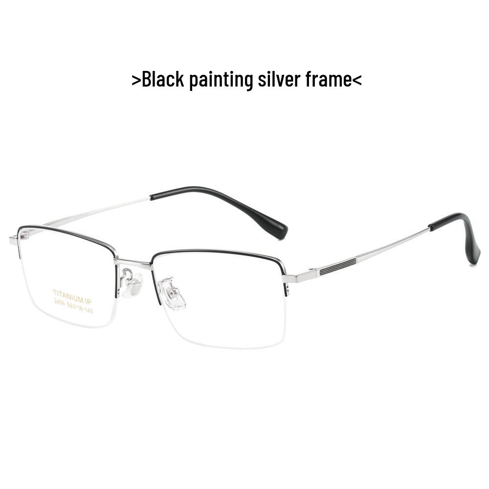 2024 Classic Unisex Half-Rim Titanium Glasses Frame