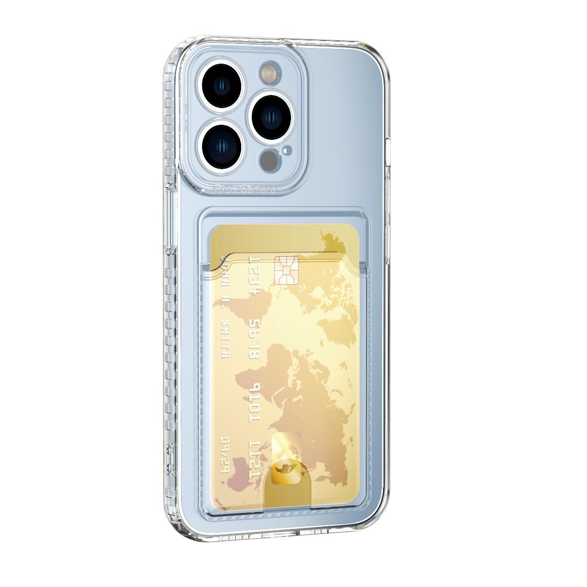 

Samsung A57/A37 Transparent Card Holder Phone Case with Anti-Slip Texture - Angel Eye Design M23 5G/M13 5G прозрачный