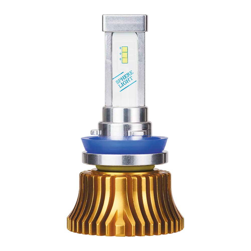 Sphere Light Rizing2 SRBH9045 LED Headlight for Motorcycles, Made in Japan, H9/H11, 4500K, 2400lm, Sunlight