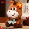 Chinese Zodiac Horse Plush Toy With Pp Cotton Fill For New Year Gift And Festive Decor