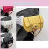 Stylish Pu Mini Square Bag For Women In Black White Magenta Yellow And Purple Colors