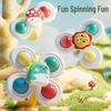 Baby Suction Cup Spinner: Early Education Fidget Toy for Ages 0-2