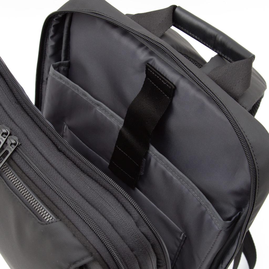 Moustache On Time Business Compatible with Men's Backpack, Slim, Lightweight, Expandable, 13.3-inch PCs, JNO-2821 (Gray)
