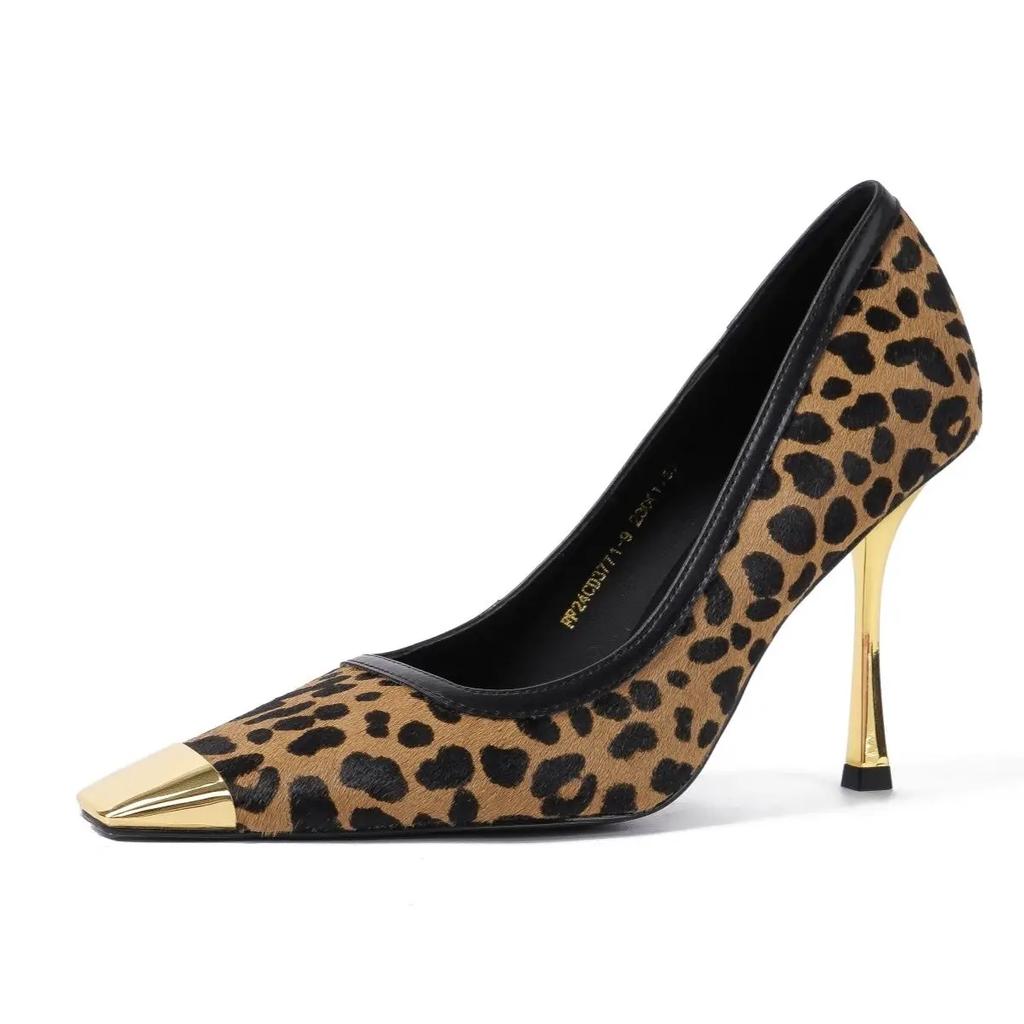 Fashion Ladies Pumps Square Heels Women's Shoes Toe on Heeled High Quick Delivery Non Slip Summer 2025 Stylish Trend Vacation Beau Today