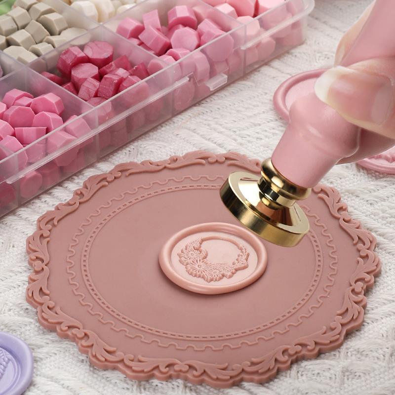 Plant Wax Seal Stamp Vintage Craft Seal Stamp Head Card Envelope Wedding Invitation Gift Wrap Scrapbooking Decorative