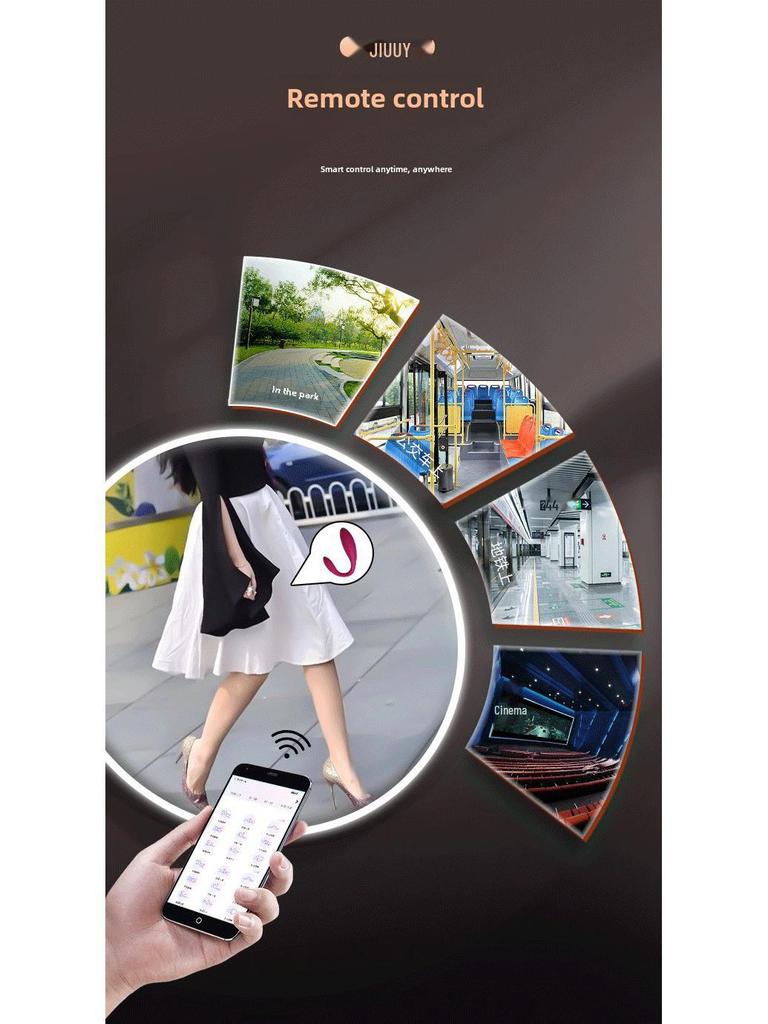 Jiyu Nositelné Multimódové Vibrační Vajíčko s Dálkovým Ovládáním pro Páry