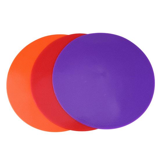 Football Training Mark Plate Non-slip Agility Training Vibrant Color Soccer Training Obstacle Logo Round Disc for Exercise