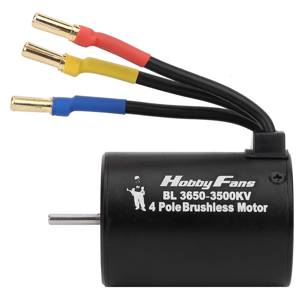 HOBBYFANS 3500KV Brushless Sensorless Motor Accessory Fit for HSP 94123 1 10 RC Car
