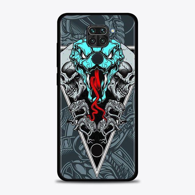 Terror Ghost Head Case For Xiaomi Redmi Note 11 10 9 8 7 Pro Max 9t 8t 9s Cover For Redmi 10 9 8 9c 9a 8a 7a