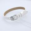 Y2k 8mm PU-Leder Armband Quadratische Schnalle Langstrecken Touch-Armband für Schiebebuchstaben-Anhänger DIY Schmuckherstellung Geschenk für Frauen