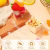 500 Pcs Mini Eis Löffel Kunststoff Einweg Holz Dessert Scoop Western Hochzeit Party Geschirr Küche Zubehör Werkzeug