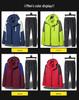 Three-in-One Winter Ski Suit Set: Windproof, Waterproof, Plus Velvet for Men, Women, and Children