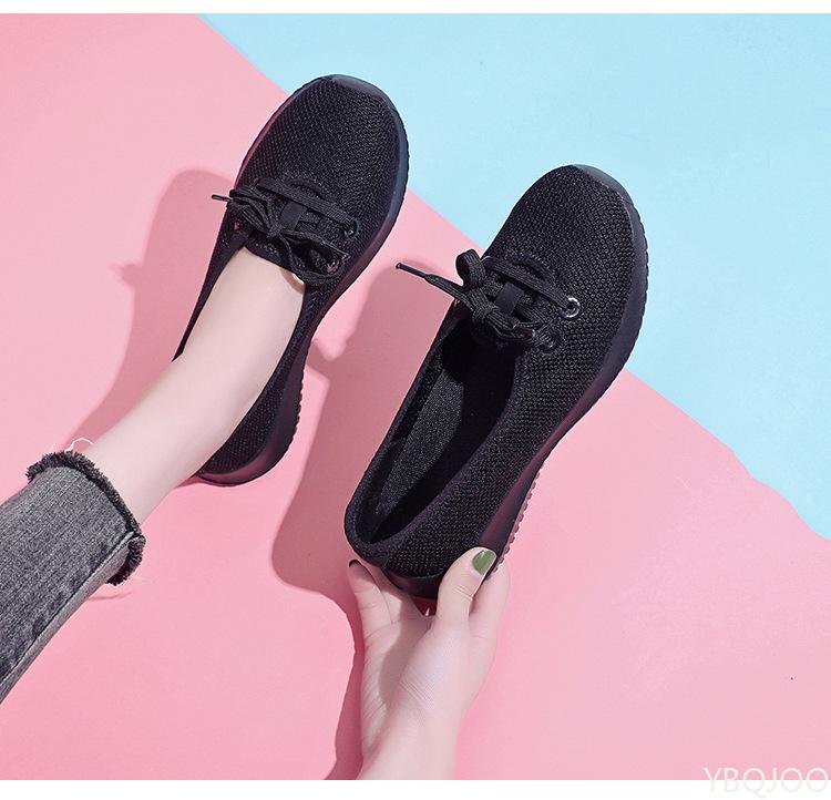 Fashion Comfortable lightweight shallow mouth anti slip casual shoes for spring  autumn simple breathable fashionable women's shoes