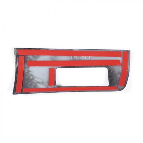 Carbon Fiber ABS Steering Wheel Left-Hand Slot Trim For Corvette C8 -2025