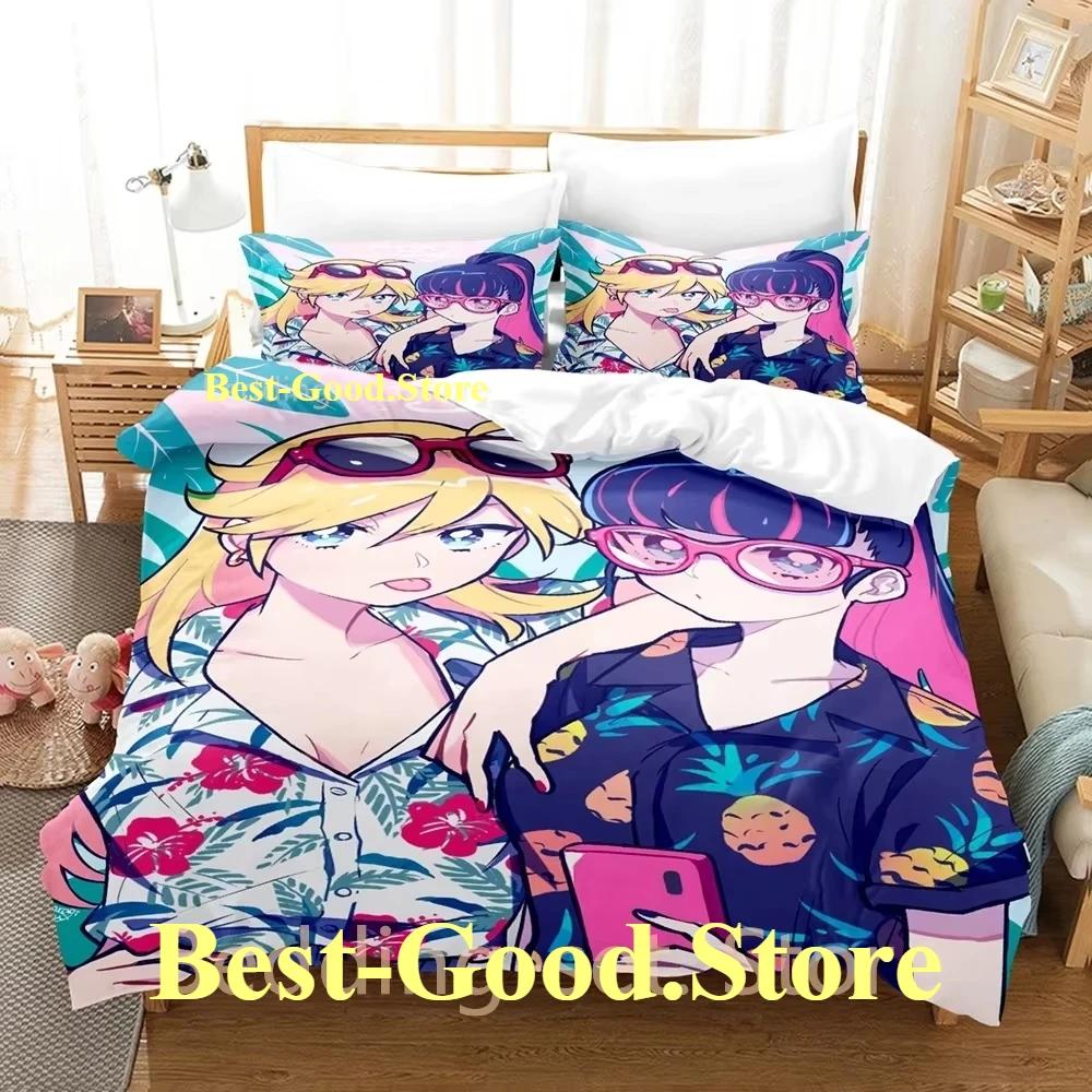 Panty and Stocking Bedding Set Single Twin Full Queen King Size Bed Set Adult Kid Bedroom Duvetcover Sets 3D Anime Bed Sheet Set