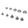 500 Sets Leather Rivets 6mm 7mm 8mm 9mm 10mm Rivet Cap and 8x6mm Studs for Crafts Clothing Fabric Shoe Bag Decoration