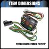 INFINAUTO 4 Pin Trailer Wiring Harness Kit for Subaru for Forester Legacy Outback Tribeca