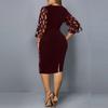 Hot Style Personalized Sequin Design Plus Size Women's Dress 10 Colors 7 Sizes