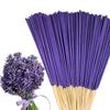 50/100Pcs Incense Sticks Tea Room Wooden Material And Meditation Wood Sticks Yoga Lavender Sticks for Home Lavender Scent Natural