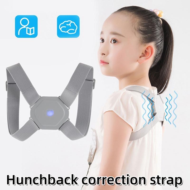 Electric Posture Corrector Back Brace Spine Stretcher Lumbar Vibration Massager Spine Deck Backbelt Support USB Rechargeable