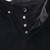 Maison Kitsune Corduroy Pants W28 Black Series Button Fly Men's Used