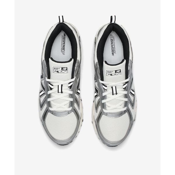 New Balance T410 Classic Fashion Versatile Exquisite Cushioning Low-Top Training Shoes Unisex Sneakers Silver Black MT410GC5