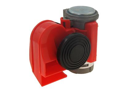 Horn "Nautilus" with Compressor, 24V, Red