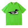Heated Rivalry T-Shirt Dummer Kanadischer Wolf Vogel T-Shirts Lustiges Meme Unisex Mode Kurzarm Grafikshirt Ästhetische Kleidung