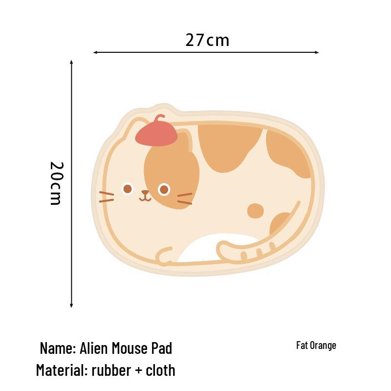 Cute Pink Cartoon Mouse Pad - Non-slip Soft Pad for Notebooks & Keyboards