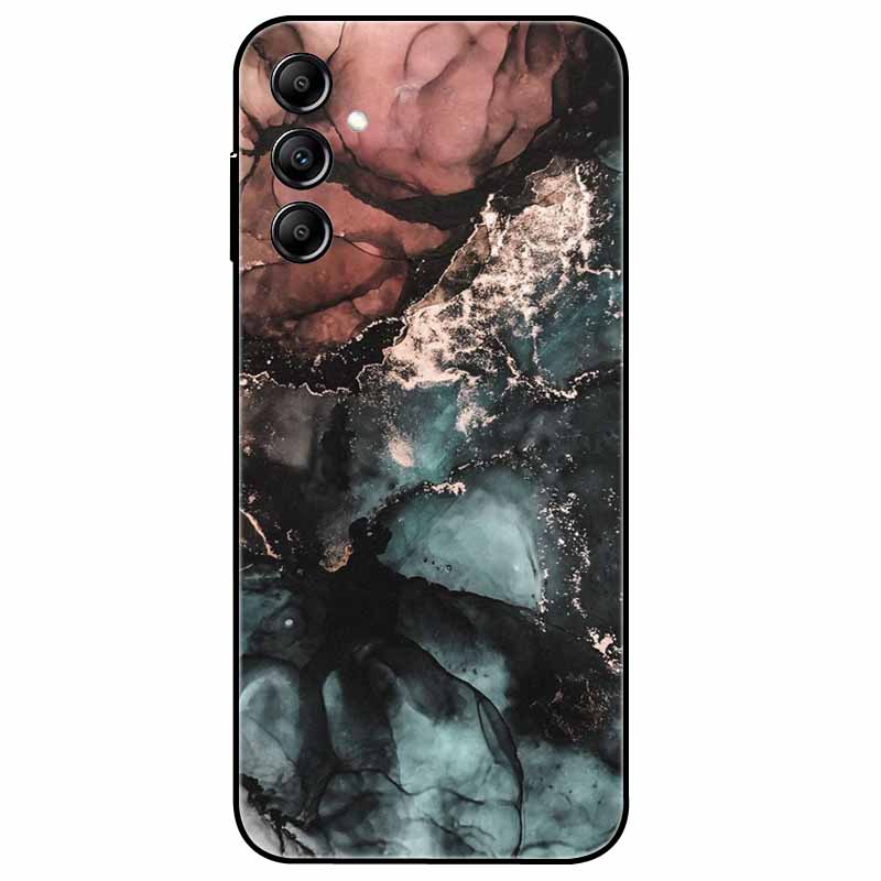 Hülle Für Samsung Galaxy A54 5G A34 A24 S23 Hülle Blume Marmor TPU Weiche Silikonhülle für GalaxyA54 A 34 Bemalte Handyhüllen