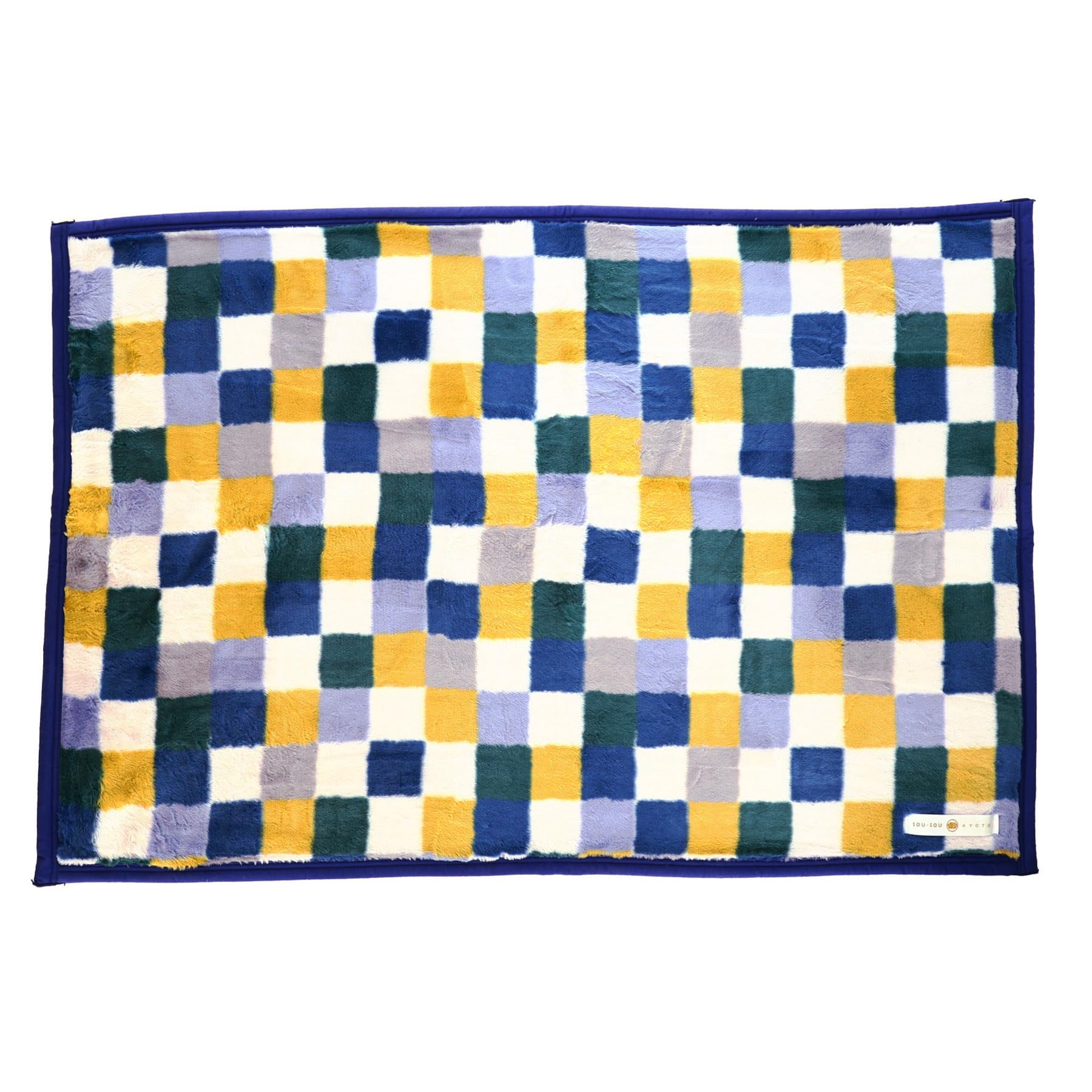 

Marushin Daily Sousou Sousou Kyoto Brand Made in Japan Soft Throw Blanket for Office or Business Use Thick Fluffy Warmth 6165023400 SOU SOU