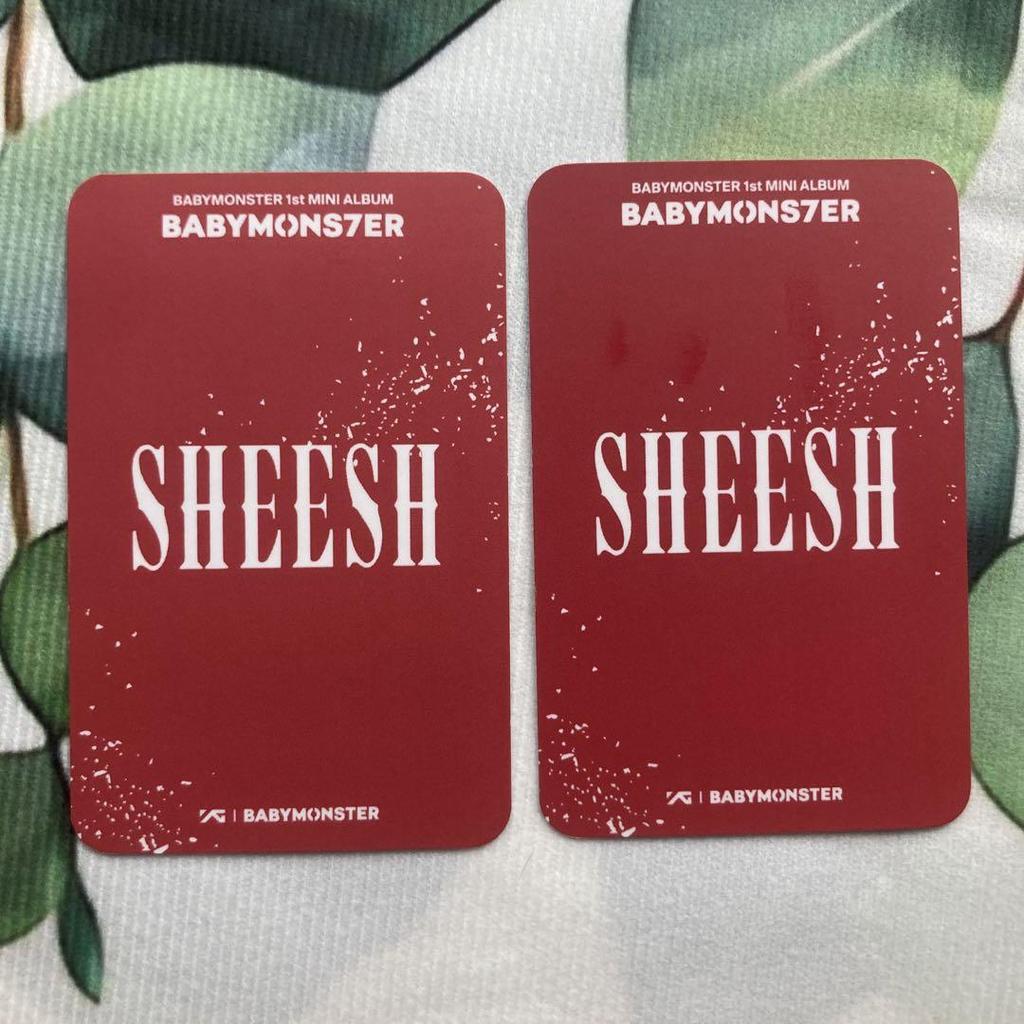 [USED] BABYMONSTER SHEESH Public Broadcast Sanoku Trading Cards Luka