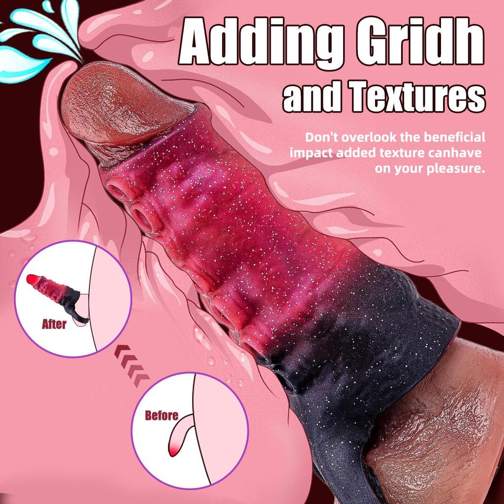 Männlicher Oktopus Penis Sleeve Hohl Tragen Weicher Schwanz Sleeve Ejakulation Bondage Schwanz Penisverlängerer/Vergrößerung Sexspielzeug Für Mann Schwul