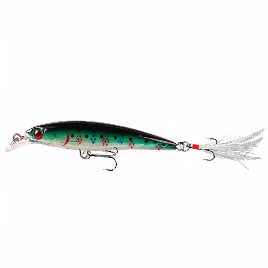- Slow Sinking Hard Plastic Lifelike Fishing For, 5 Color Options