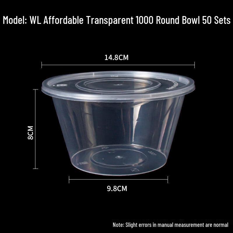 

Disposable Takeout Bowls with Lids