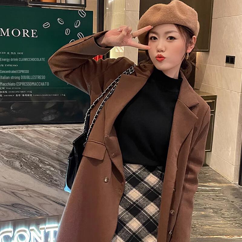 Women's Fleece-Lined Semi-High Collar Base Layer Sweater