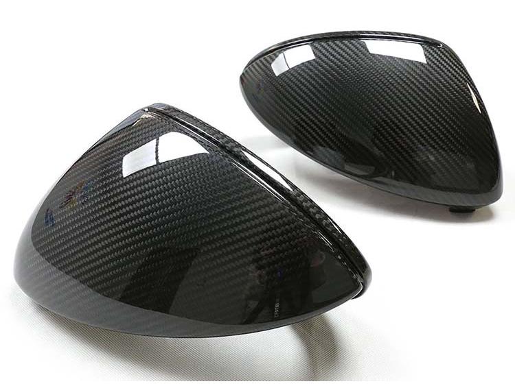 Porsche Cayenne 9Y1 Carbon Fiber Rearview Mirror Cover Replacement