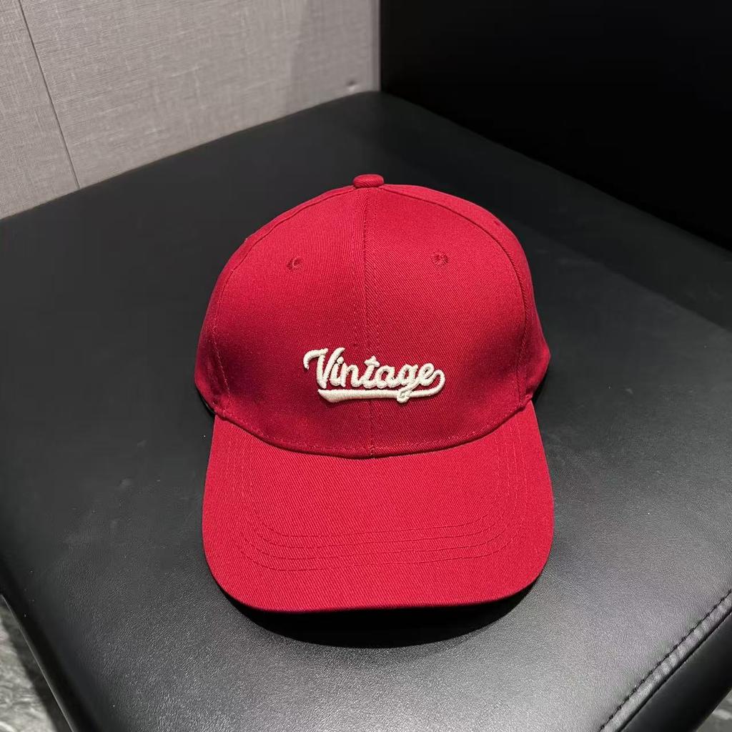 Spring and Autumn New Alphabet Versatile Baseball Cap Children's Fashion Trend Brand Casual Corduroy Peaked Cap Men's Trend
