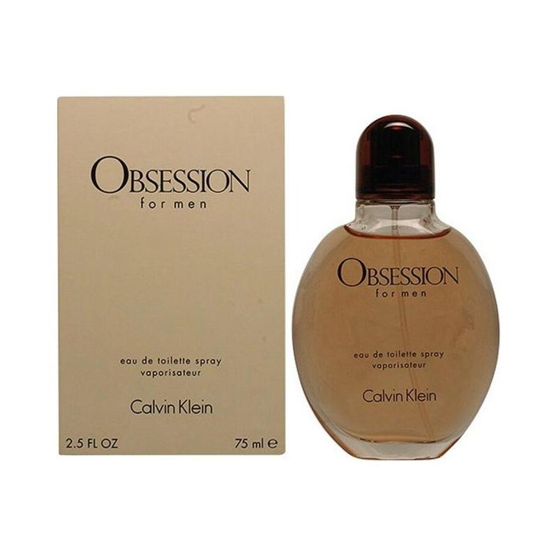 Calvin Klein Obsession Men s Perfume Citrus Eau de Toilette EDT 75ml коричневый
