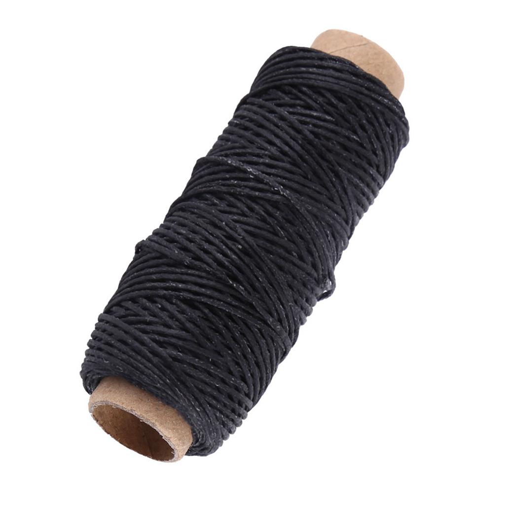 1 szt. Woskowane nici do szycia na skórzane buty ręczne szycie rzemieślnicze 150D 50m