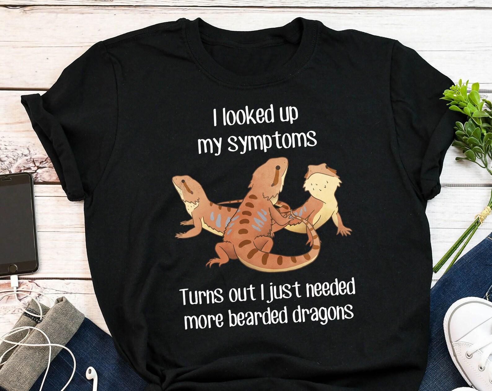 Bearded Dragon Shirt, , Tshirt, Pet Reptile Lover Gift, Funny Lizard T-Shirt, Cute Bearded Dragon Tee Beardie Mom Dad Herpetologist 130