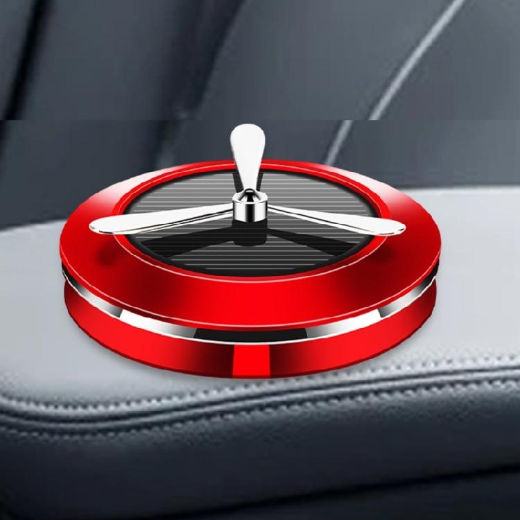 Auto Car Center Console Dashboard Inner Air Fresheners Solar Rotating Fragrances