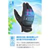 Daytona Bike Gloves Summer Mesh Hard Protector Smartphone Compatible Full Mesh Protector Gloves DG-002 Red L